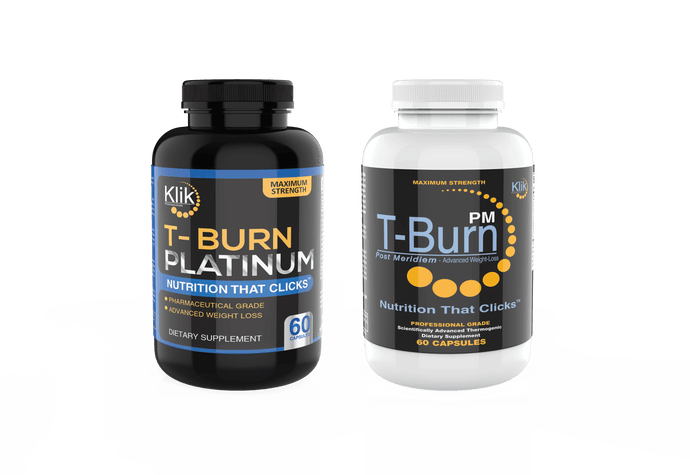 T Burn Platinum T Burn PM Combo - 1 Month Supply - Klik Nutrition